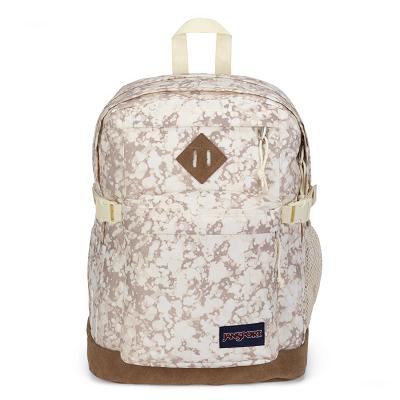 Beige JanSport SUEDE CAMPUS School Backpacks | US_JS456