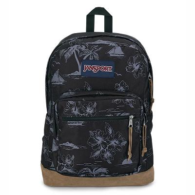 Black JanSport Right Pack Laptop Backpacks | US_JS077