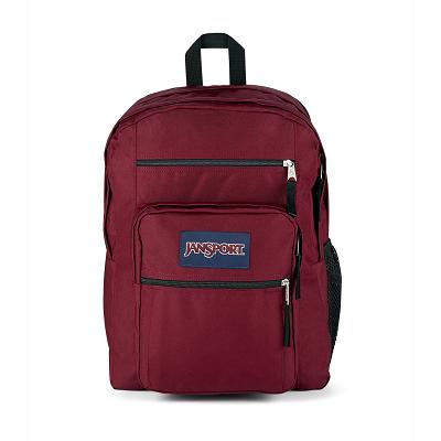 Burgundy JanSport BIG STUDENT Laptop Backpacks | US_JS035