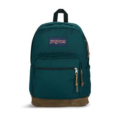 Deep Green JanSport Right Pack Laptop Backpacks | US_JS295