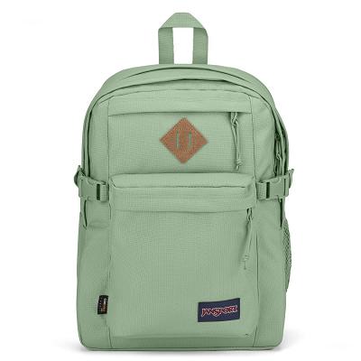 Green JanSport Main Campus FX Laptop Backpacks | US_JS565