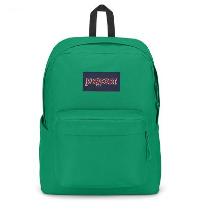 Green JanSport SuperBreak® Plus Laptop Backpacks | US_JS306