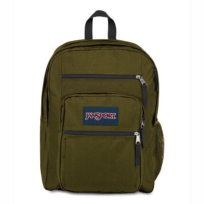 Olive JanSport BIG STUDENT Laptop Backpacks | US_JS476