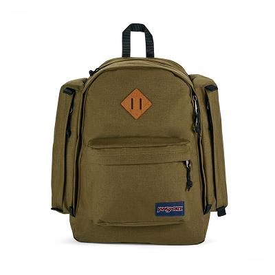 Olive JanSport Field Pack Laptop Backpacks | US_JS042