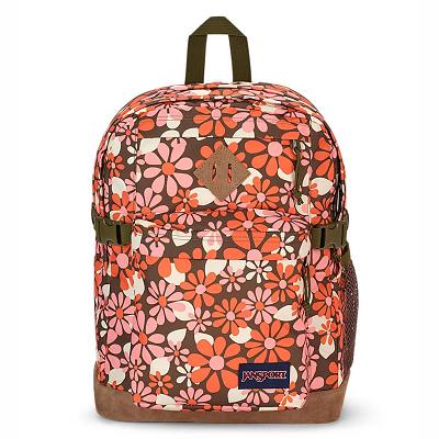 Orange JanSport SUEDE CAMPUS Laptop Backpacks | US_JS581