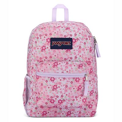 Pink JanSport CROSS TOWN School Backpacks | US_JS369