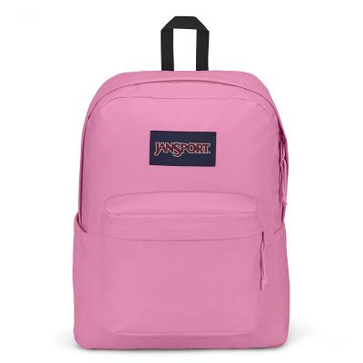 Pink JanSport SuperBreak® Plus Laptop Backpacks | US_JS155