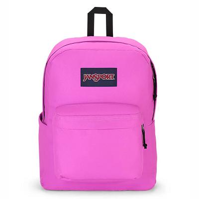 Pink JanSport SuperBreak® Plus Laptop Backpacks | US_JS447