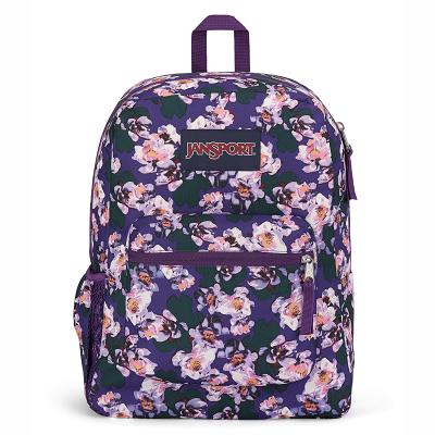 Purple JanSport CROSS TOWN School Backpacks | US_JS570