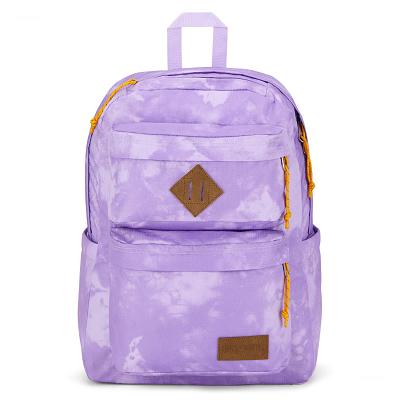 Purple JanSport Double Break School Backpacks | US_JS25B