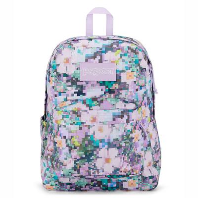 Purple JanSport SuperBreak® Plus Laptop Backpacks | US_JS021