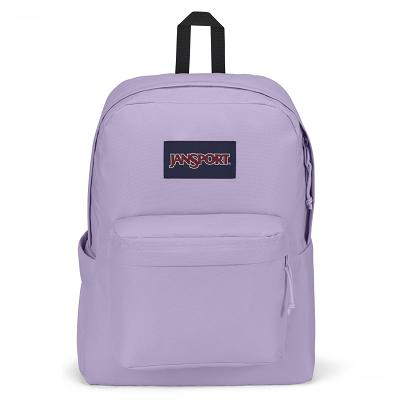 Purple JanSport SuperBreak® Plus Laptop Backpacks | US_JS248