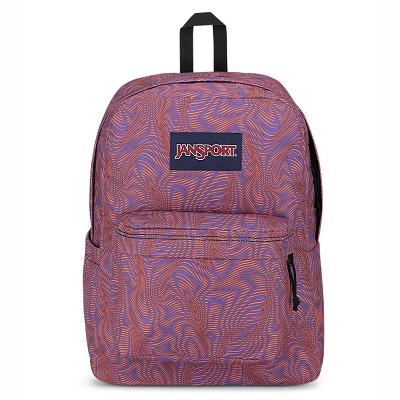 Purple / Orange JanSport SuperBreak® Plus School Backpacks | US_JS168