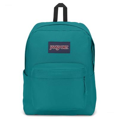 Turquoise JanSport SuperBreak® Plus School Backpacks | US_JS288