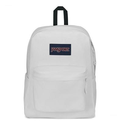 White JanSport SuperBreak® Plus School Backpacks | US_JS051