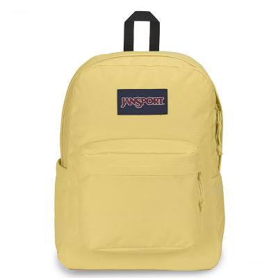 Yellow JanSport SuperBreak® Plus Laptop Backpacks | US_JS114