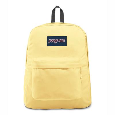 Yellow JanSport SuperBreak® Plus Laptop Backpacks | US_JS555