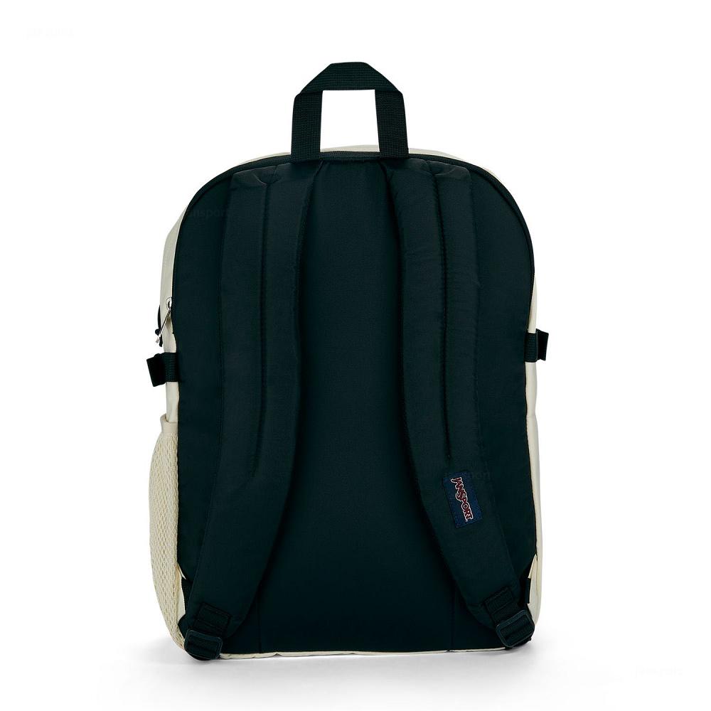 Beige JanSport Main Campus Laptop Backpacks | US_JS360