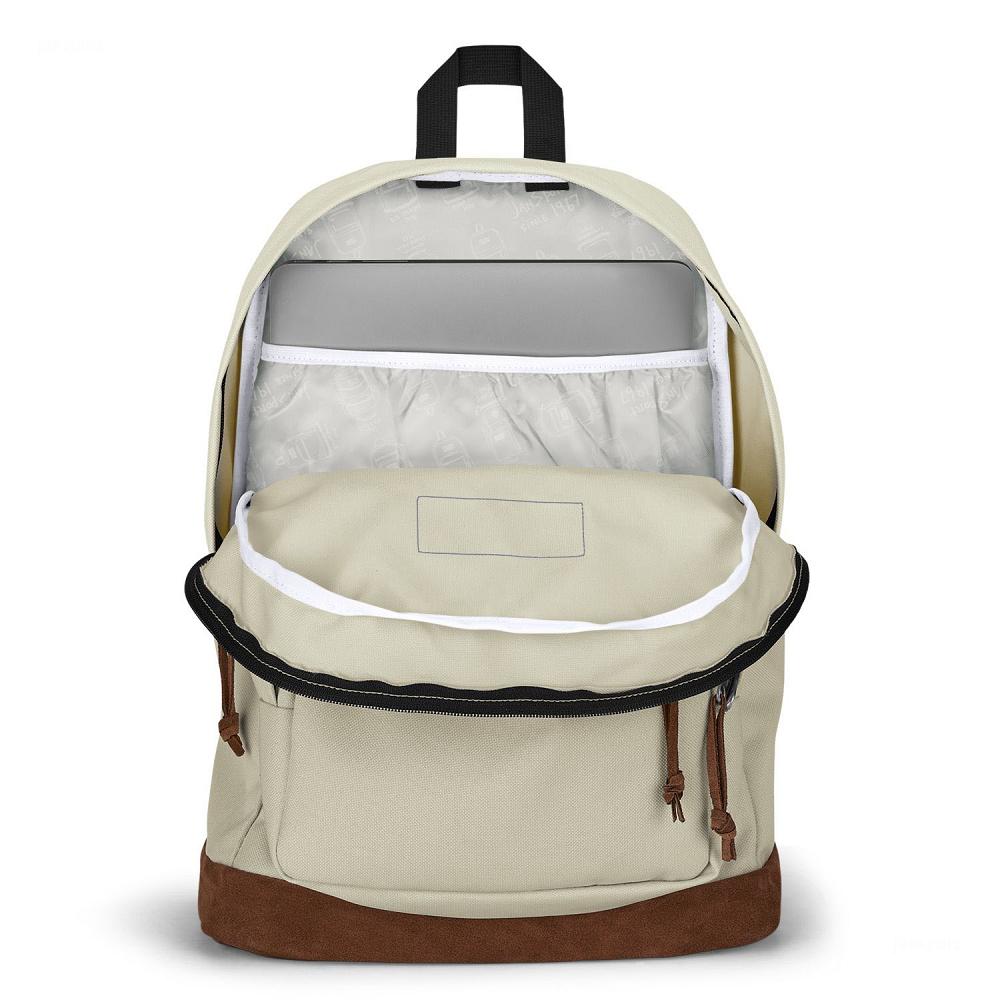 Beige JanSport Right Pack Laptop Backpacks | US_JS388