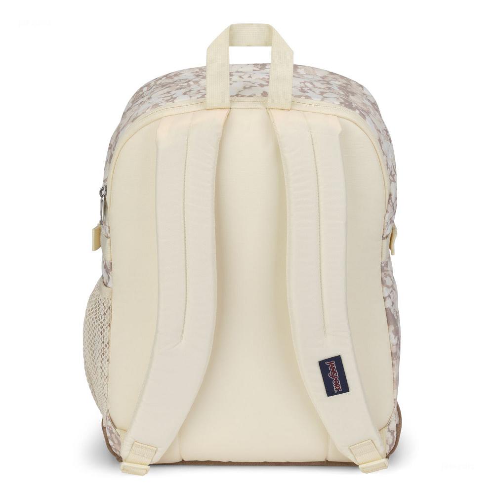 Beige JanSport SUEDE CAMPUS Laptop Backpacks | US_JS09B