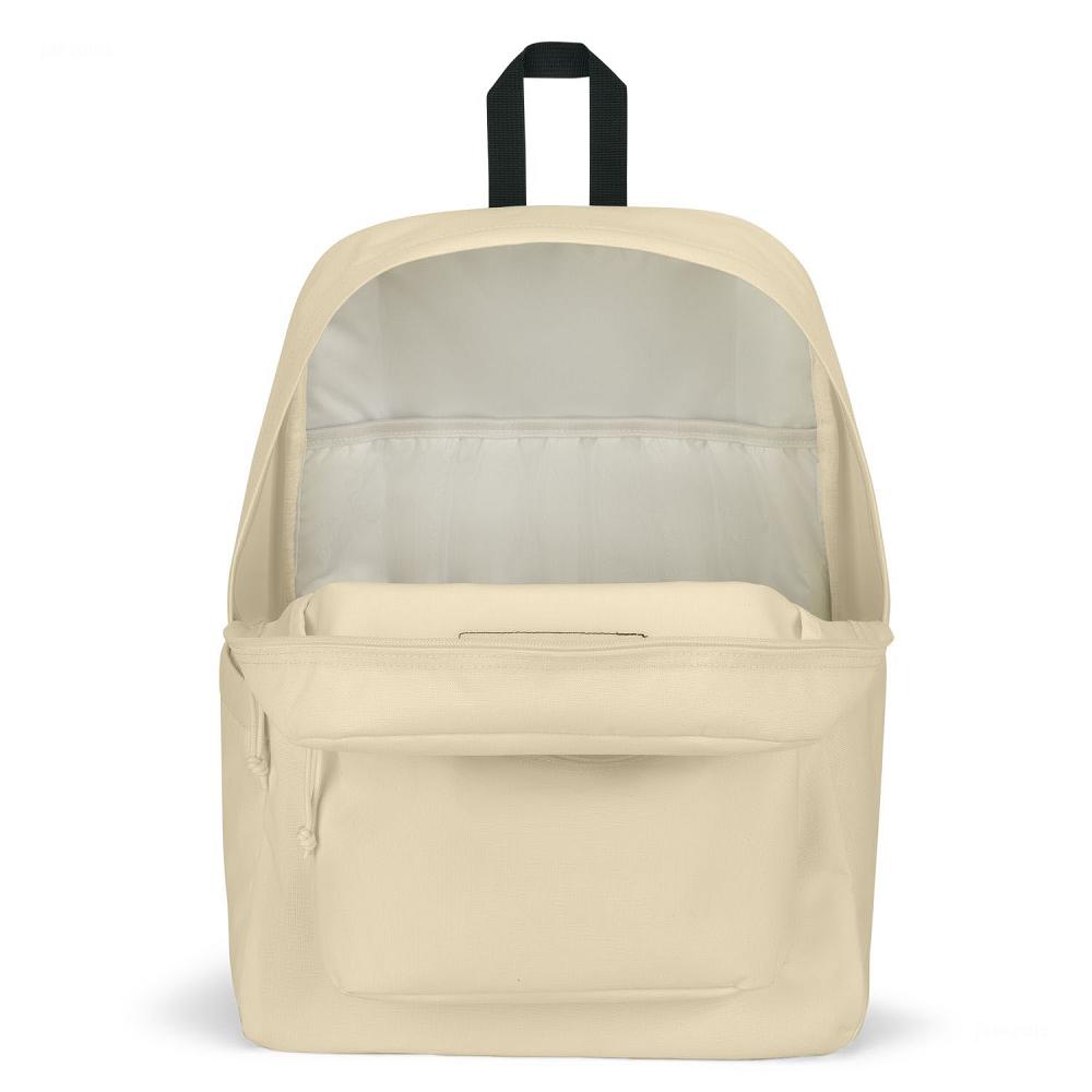 Beige JanSport SuperBreak® Plus Laptop Backpacks | US_JS192