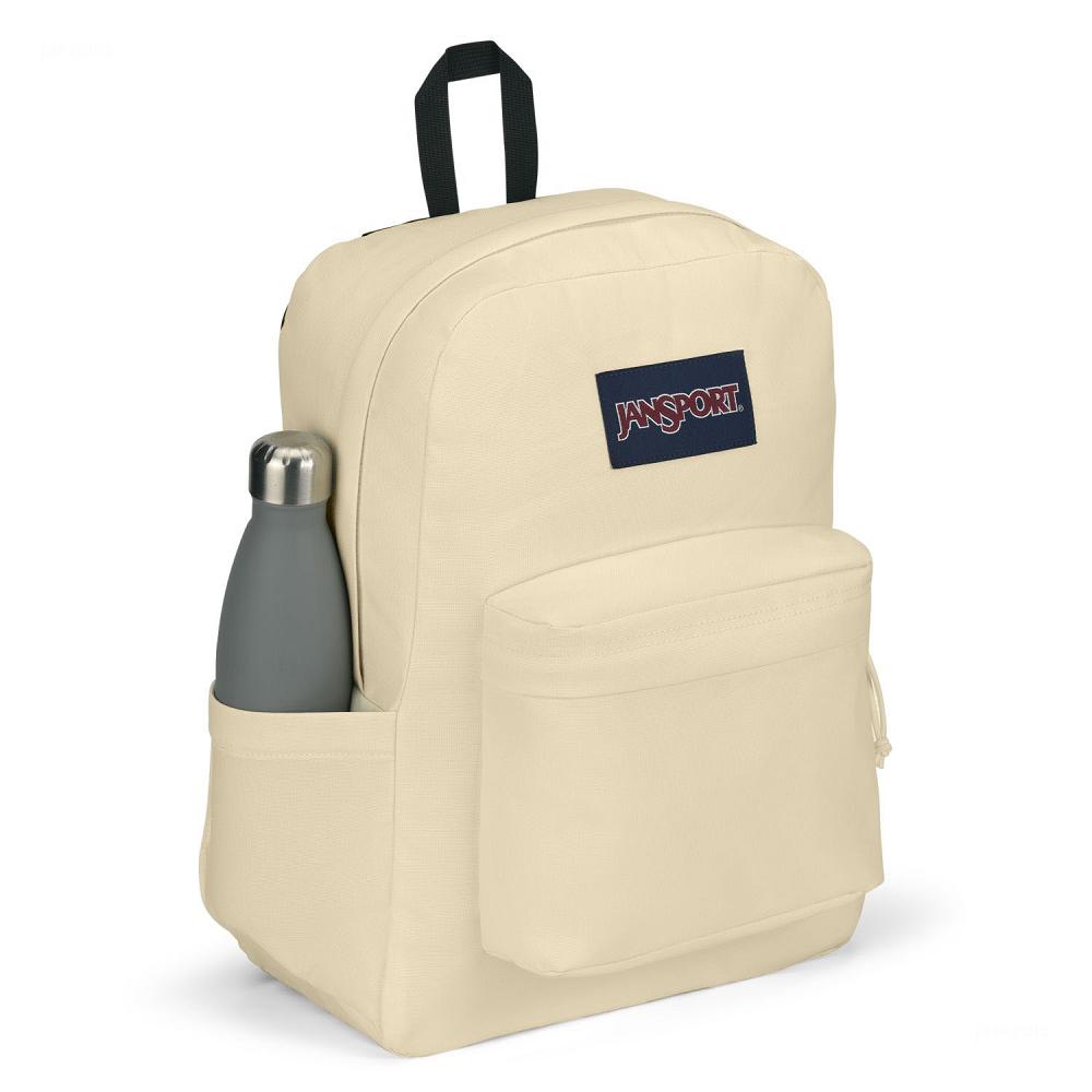 Beige JanSport SuperBreak® Plus Laptop Backpacks | US_JS192