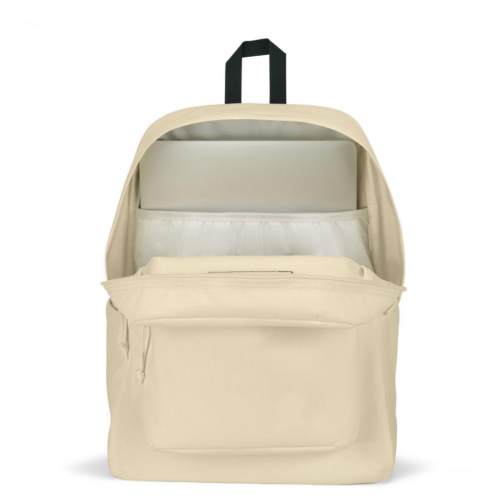 Beige JanSport SuperBreak® Plus Laptop Backpacks | US_JS192