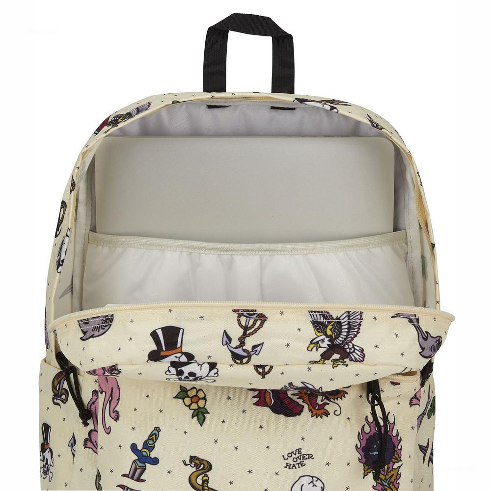 Beige JanSport SuperBreak® Plus School Backpacks | US_JS350