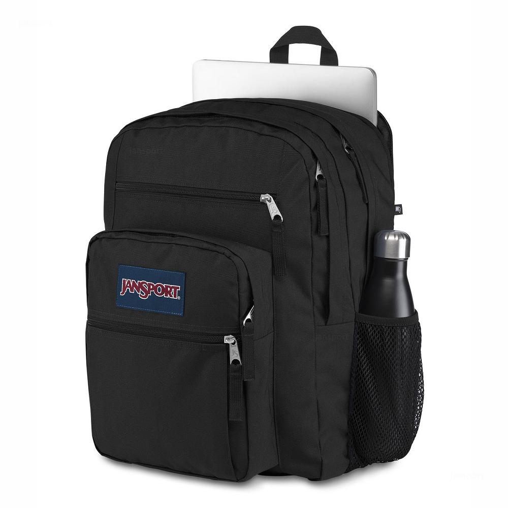 Black JanSport BIG STUDENT Laptop Backpacks | US_JS221