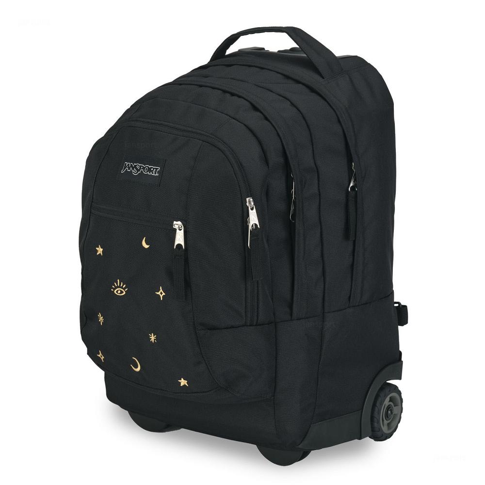 Black JanSport Driver 8 Rolling Backpack | US_JS256