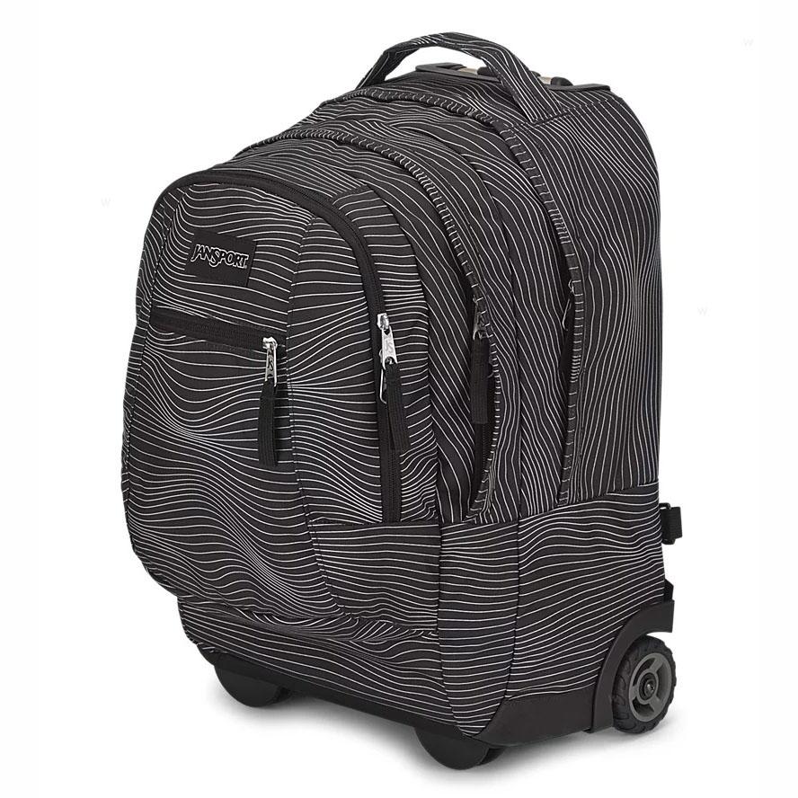 Black JanSport Driver 8 Rolling Backpack | US_JS549