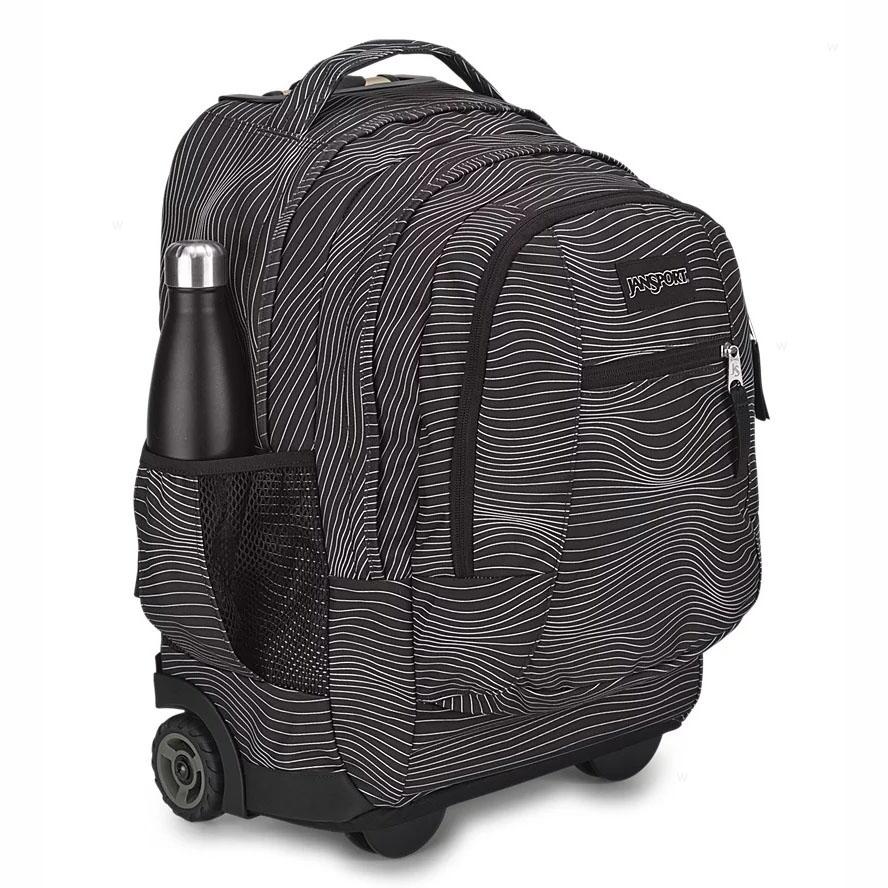 Black JanSport Driver 8 Rolling Backpack | US_JS549