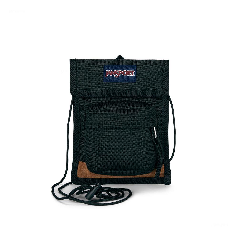 Black JanSport Essential Carryall Crossbody Bags | US_JS459