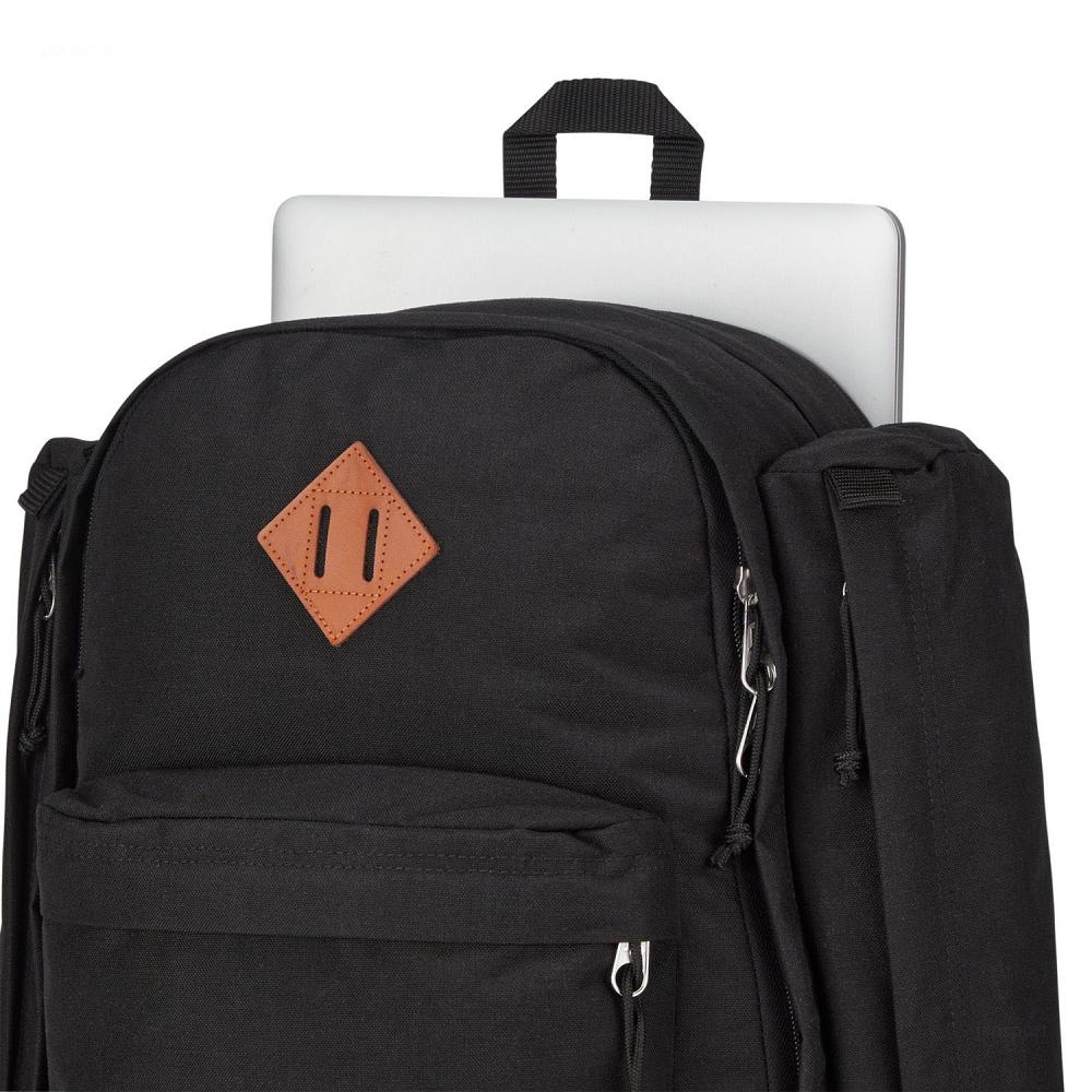 Black JanSport Field Pack Laptop Backpacks | US_JS025