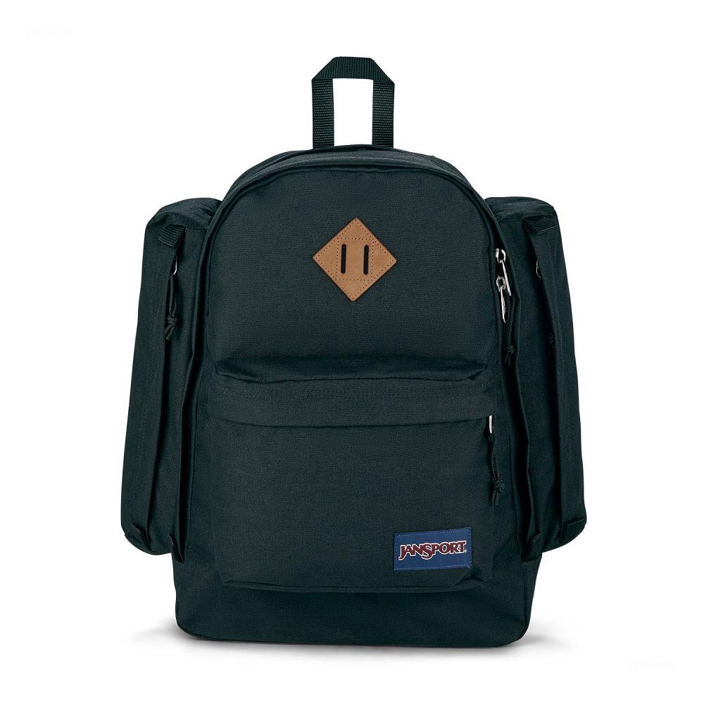 Black JanSport Field Pack Laptop Backpacks | US_JS025