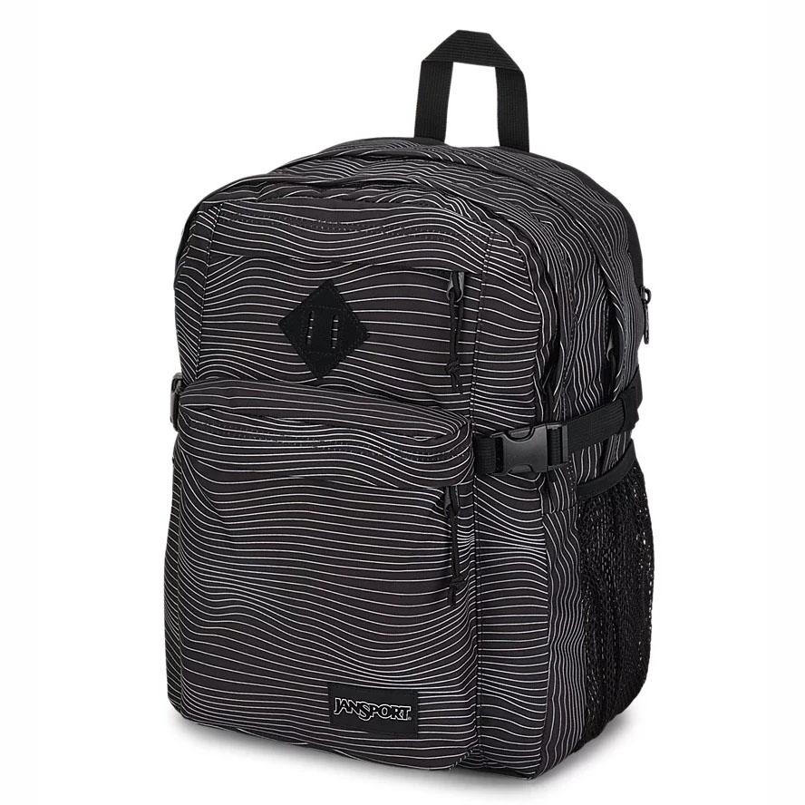 Black JanSport Main Campus Laptop Backpacks | US_JS393