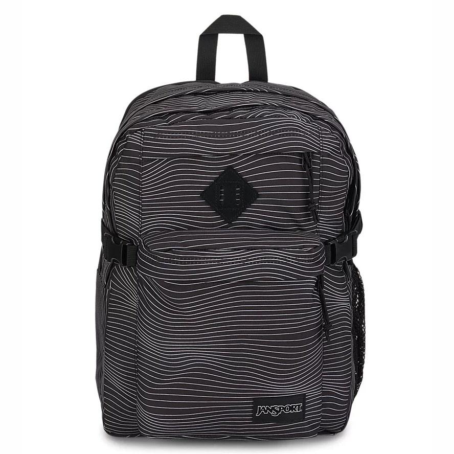 Black JanSport Main Campus School Backpacks | US_JS194