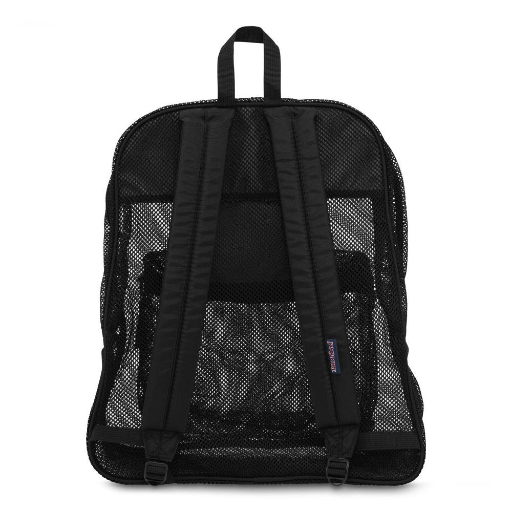 Black JanSport Mesh Pack School Backpacks | US_JS019