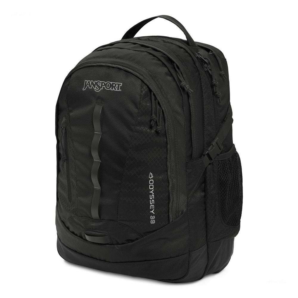 Black JanSport Odyssey School Backpacks | US_JS437