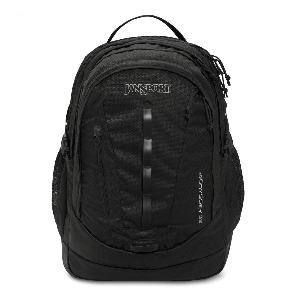 Black JanSport Odyssey School Backpacks | US_JS437