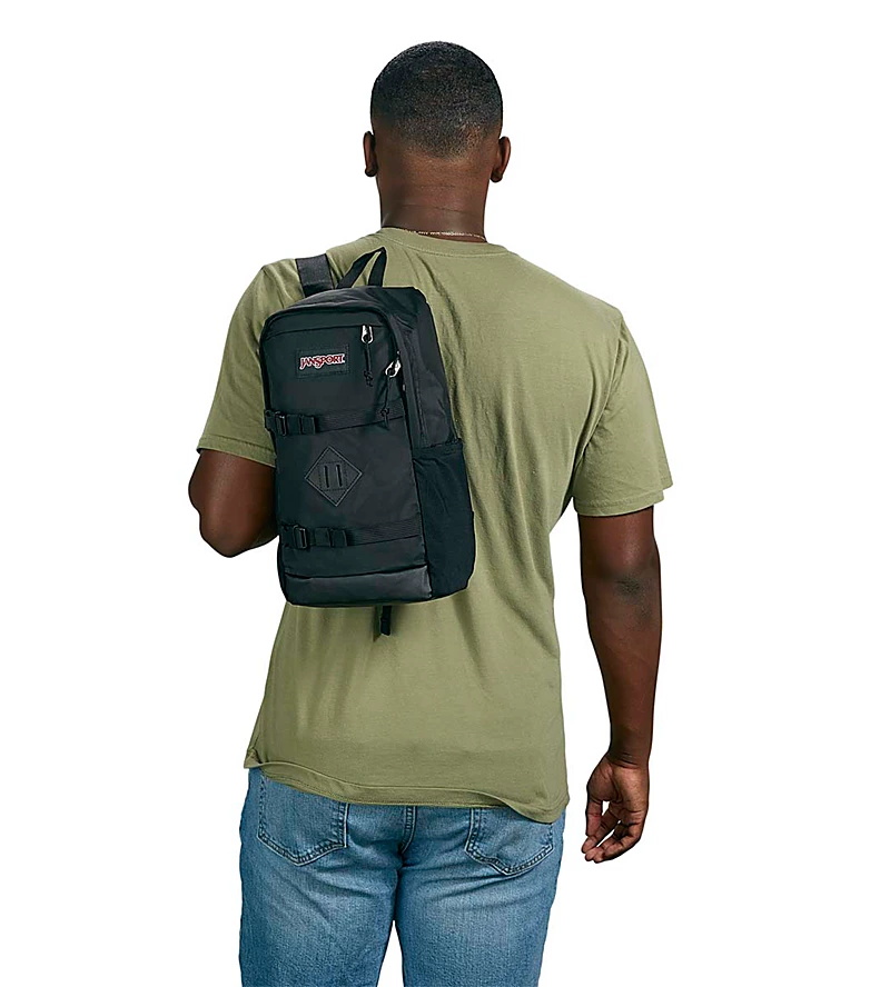 Black JanSport Off Campus Sling Messenger Bags | US_JS096