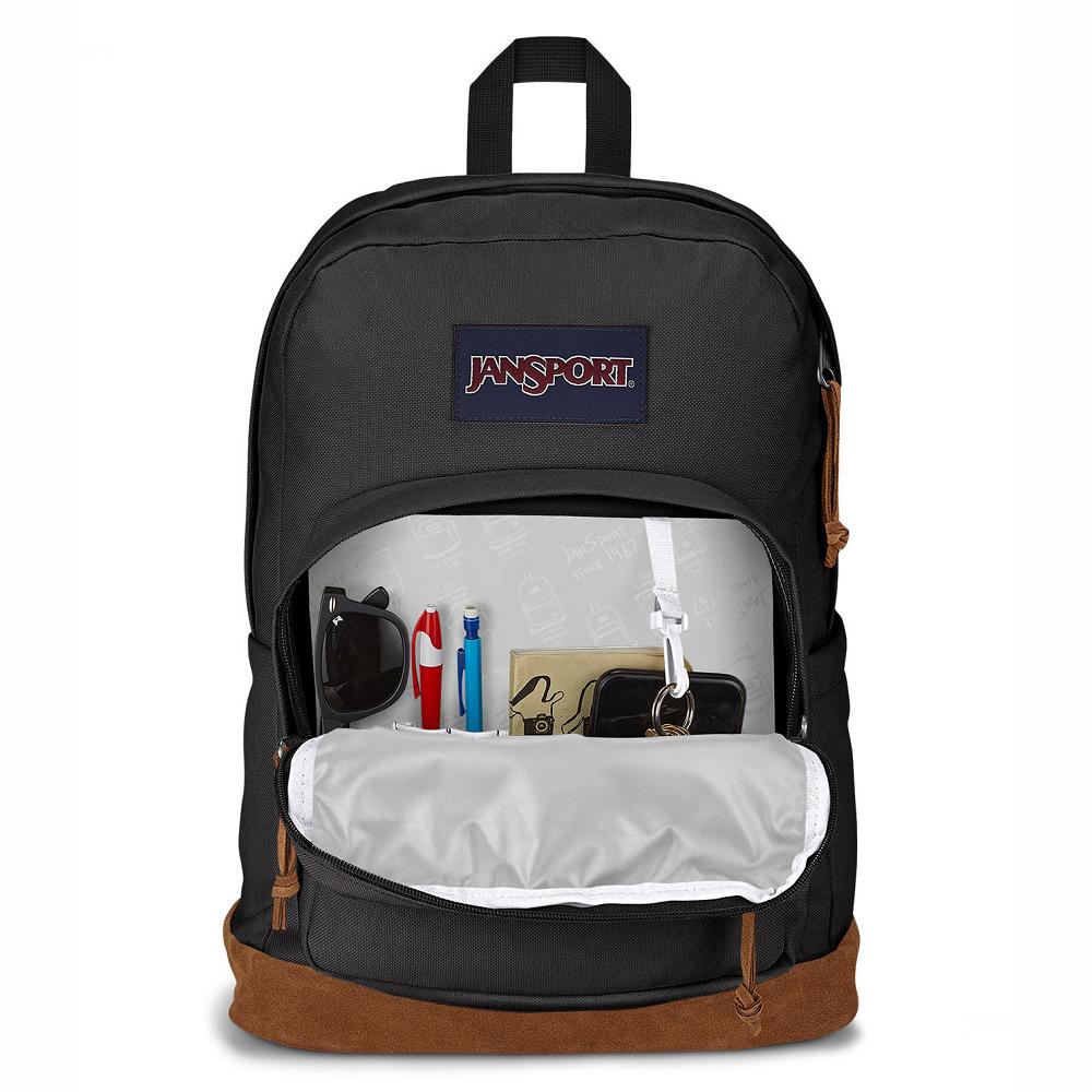 Black JanSport Right Pack Laptop Backpacks | US_JS050