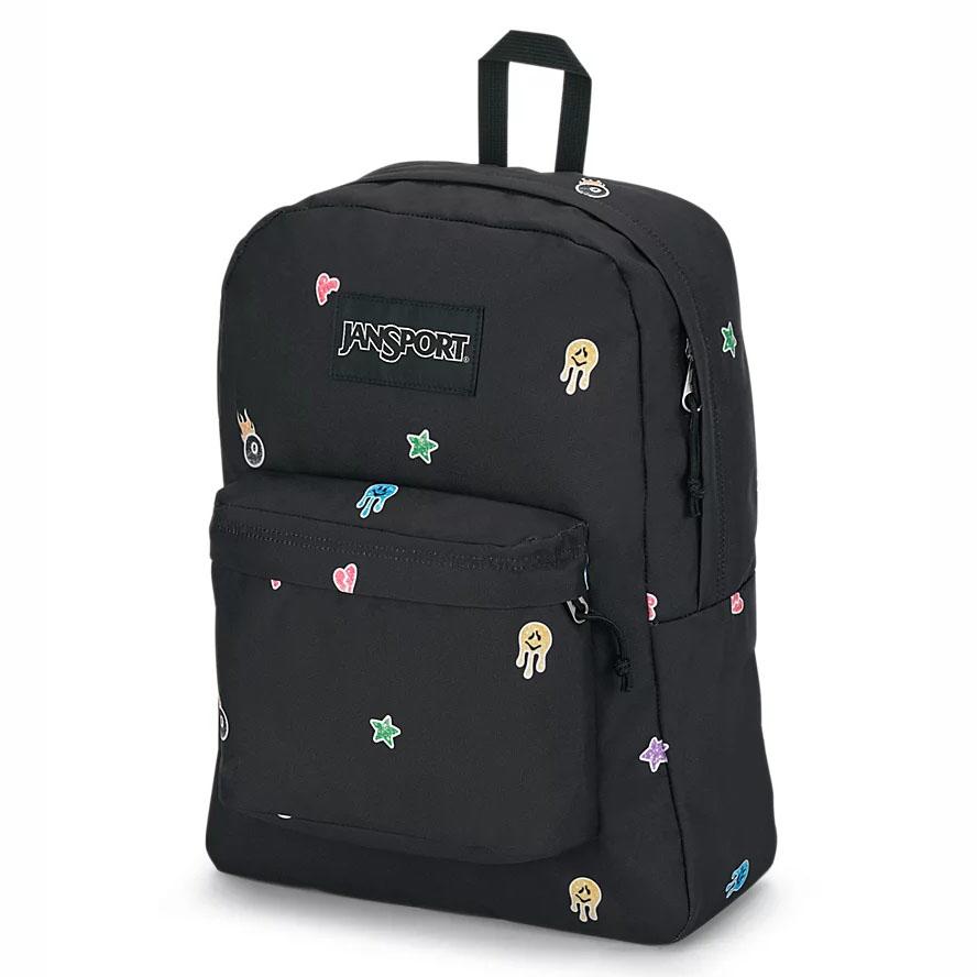 Black JanSport SuperBreak® Plus Laptop Backpacks | US_JS157