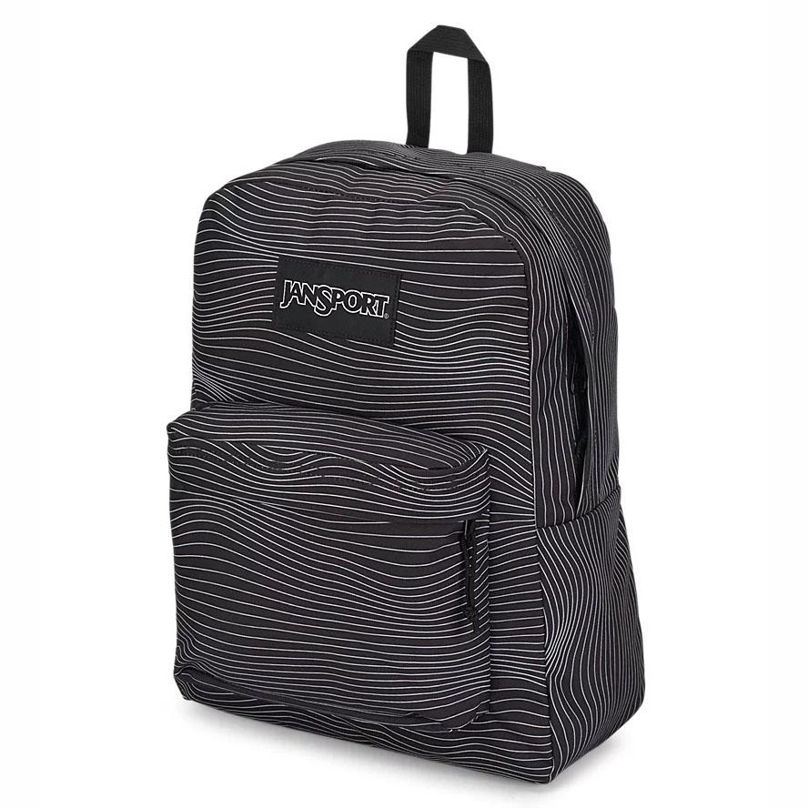 Black JanSport SuperBreak® Plus Laptop Backpacks | US_JS188