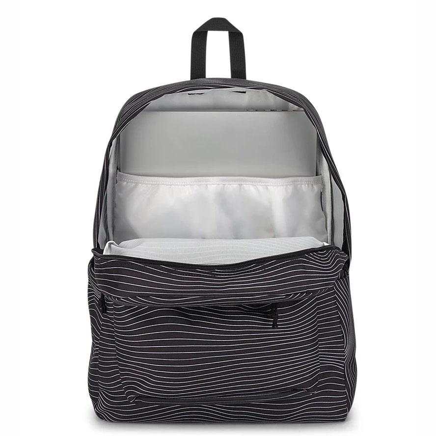 Black JanSport SuperBreak® Plus Laptop Backpacks | US_JS188