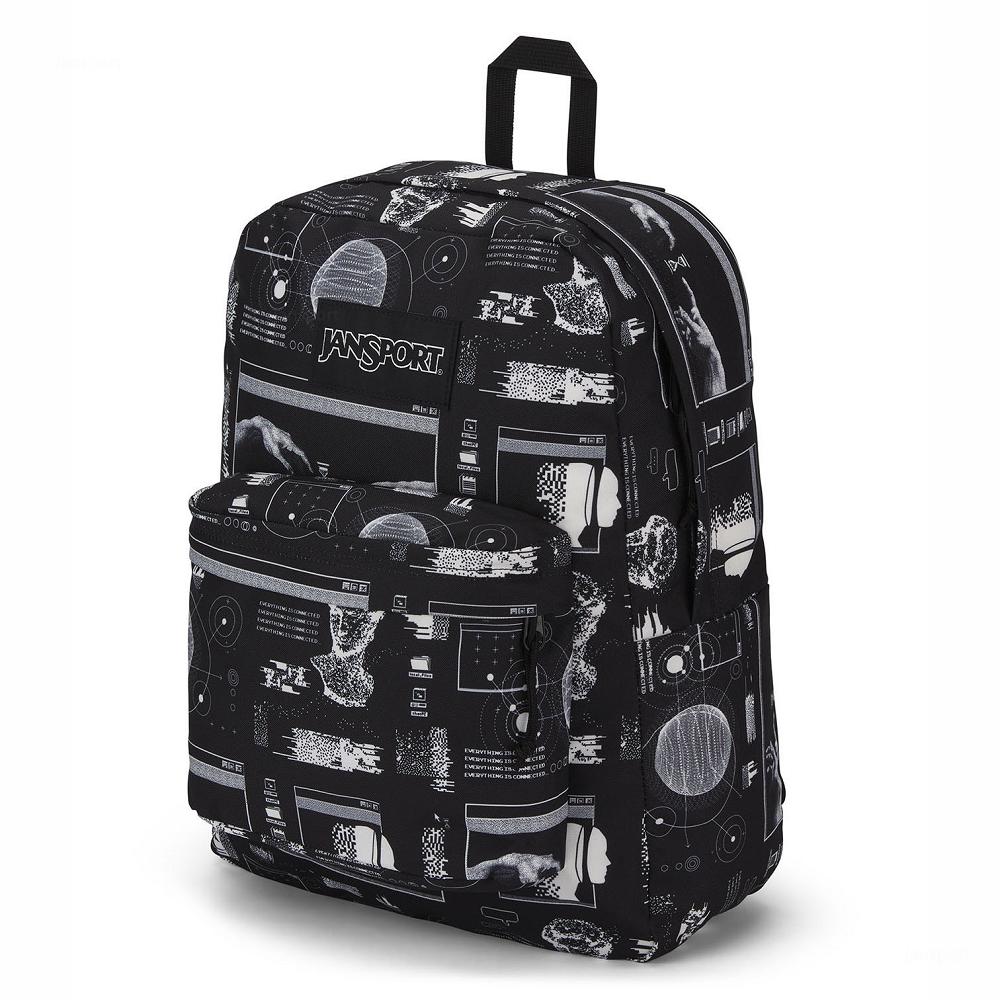 Black JanSport SuperBreak® Plus Laptop Backpacks | US_JS211