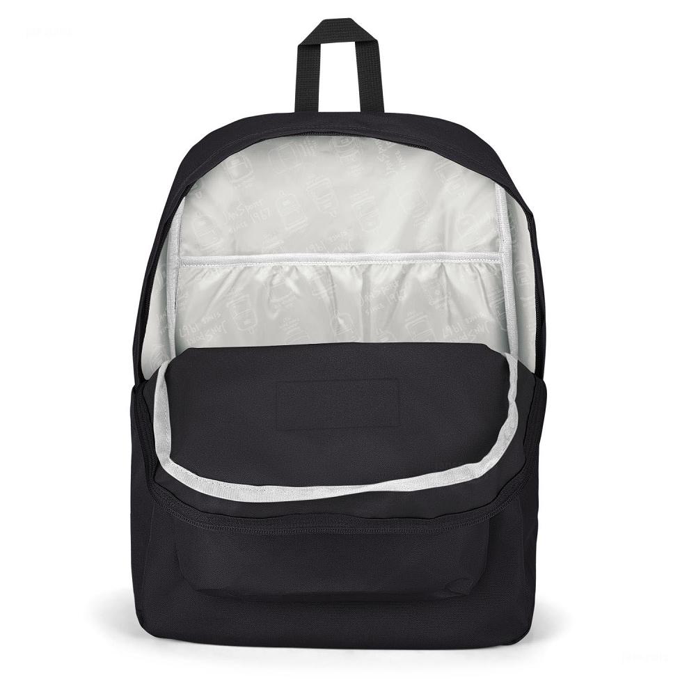 Black JanSport SuperBreak® Plus Laptop Backpacks | US_JS507