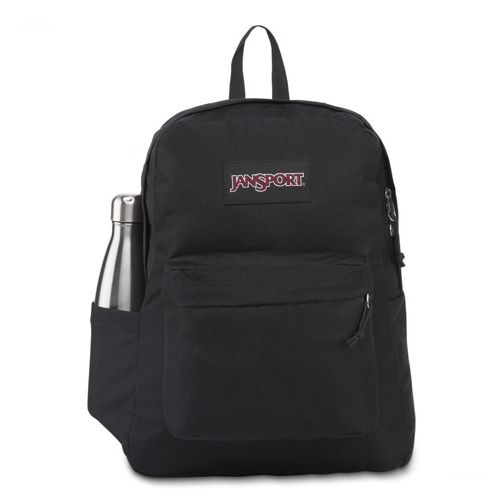 Black JanSport SuperBreak® Plus School Backpacks | US_JS18B