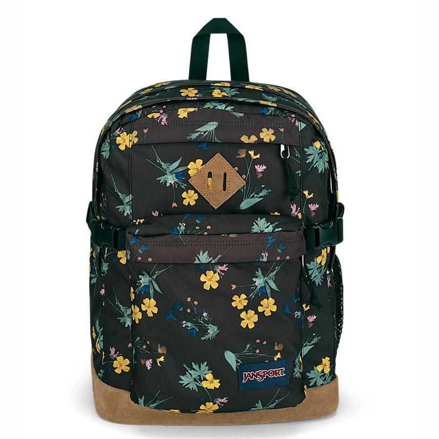 Black / Yellow JanSport SUEDE CAMPUS School Backpacks | US_JS270