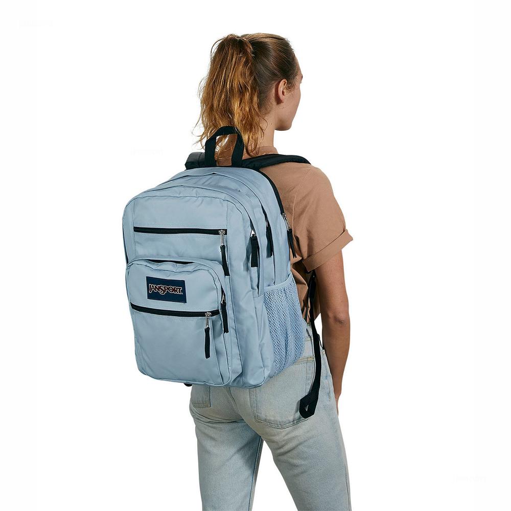 Blue JanSport BIG STUDENT Laptop Backpacks | US_JS121